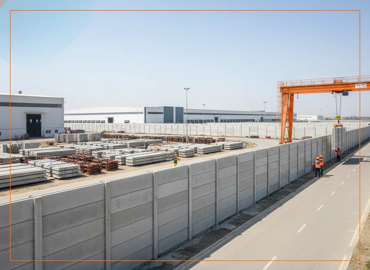 RCC Precast Boundary Wall Manufacturer in Gandhidham